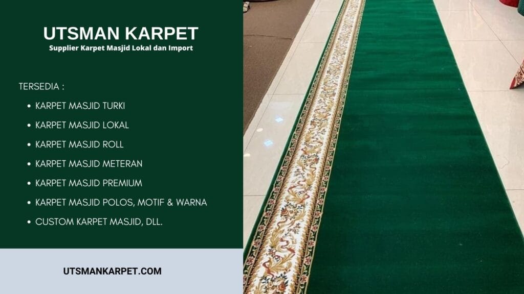 Harga karpet masjid lokal