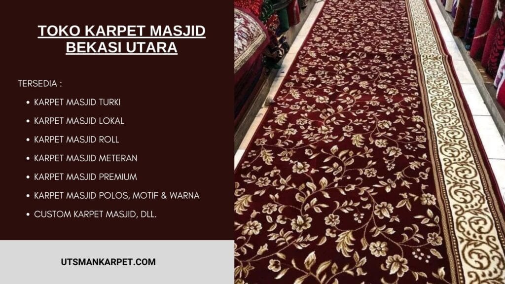 Toko Karpet Masjid Bekasi Utara