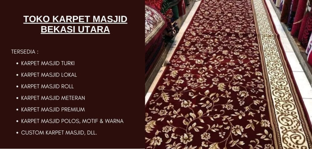 Toko Karpet Masjid Bekasi Utara