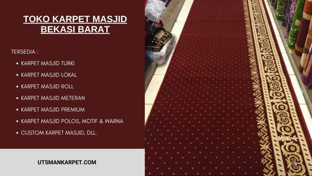 Toko Karpet Masjid Bekasi Barat