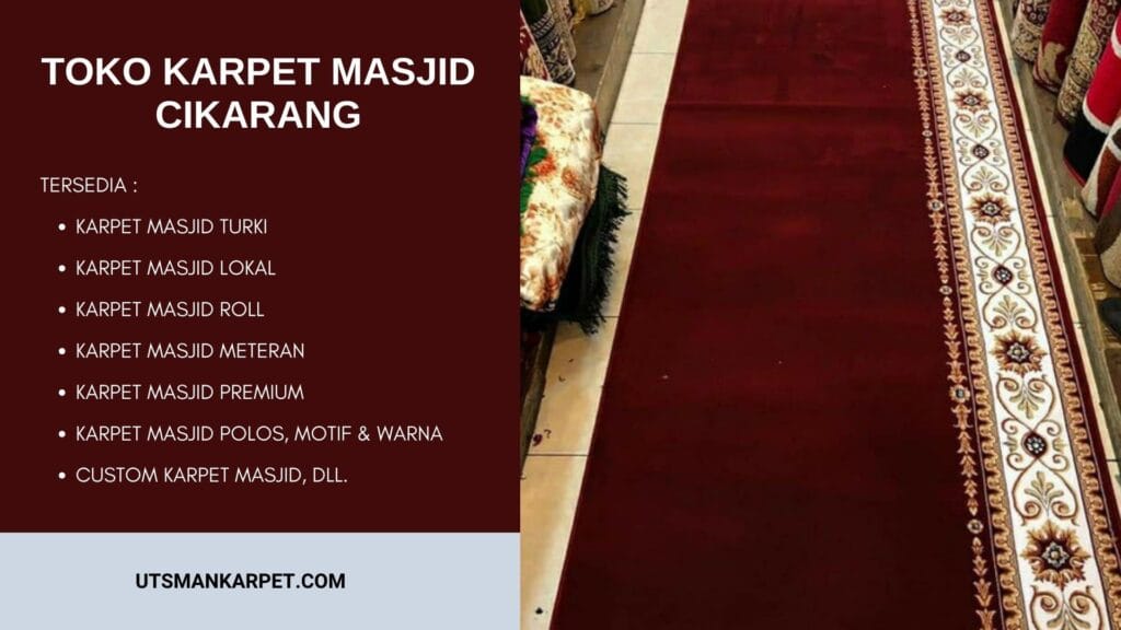 Toko Karpet Masjid di Cikarang