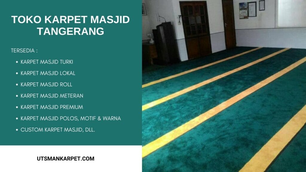 Toko Karpet Masjid Tangerang