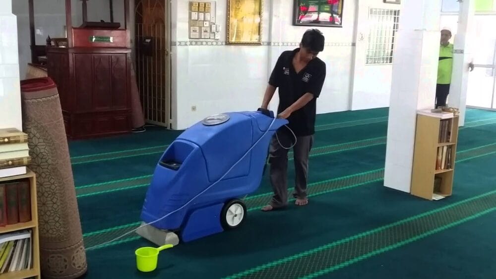 cara merawat karpet masjid