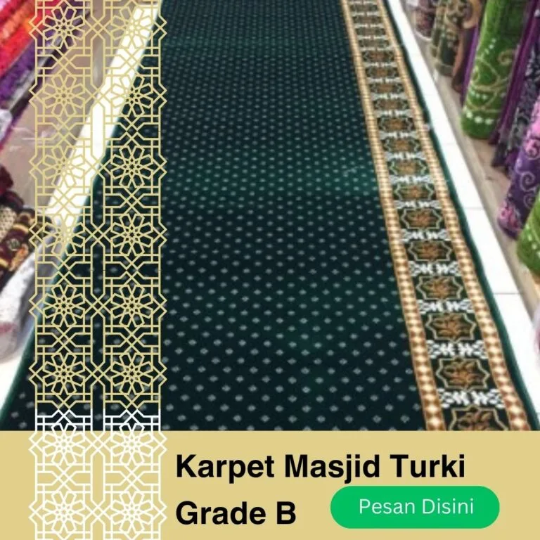Karpet Masjid Turki Grade B Plus