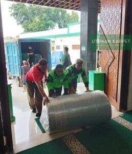pesanan karpet untuk Masjid As Salaam di Pasar Minggu Jakarta Selatan