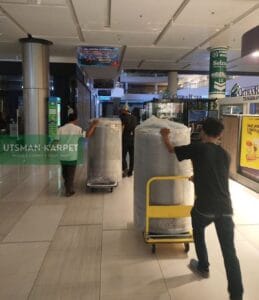 Pesanan karpet untuk Mushola Mall Ciputra Tangerang Tiba