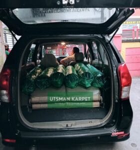 pesanan karpet untuk Mushola SDN Semper 07 Jakarta