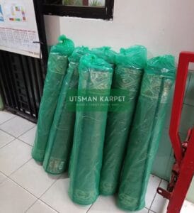 pesanan karpet untuk Mushola SDN Semper 07 Jakarta Tiba